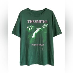 The Smiths Band Tee New Wave 80s The Queen is Dead Green/ Pink Graphic Tee